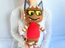 Load image into Gallery viewer, Custom Katt the cat plush Choose the outfit
