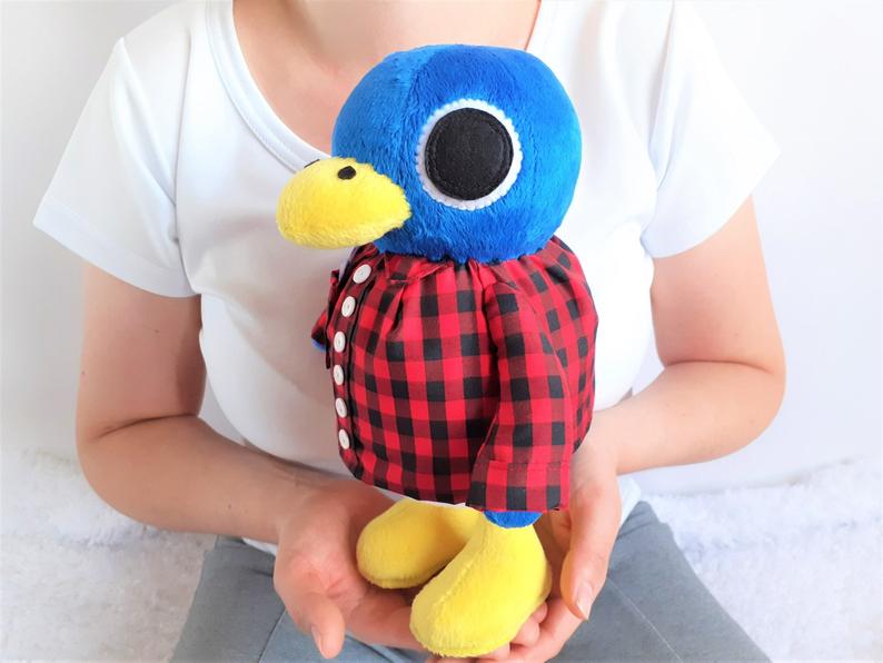 Custom Roald the penguin plush