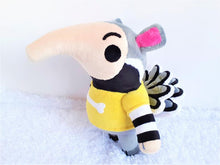 Load image into Gallery viewer, Custom Antonio the anteater plush
