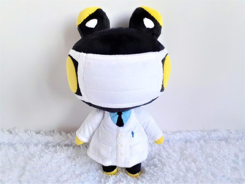 Custom Raddle the frog plush