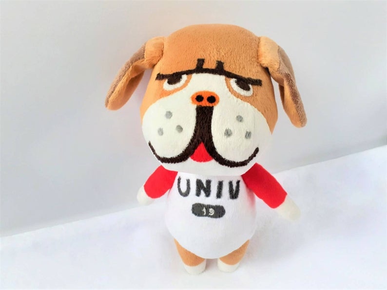 Custom handmade Mac the dog plush