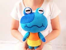 Load image into Gallery viewer, Handmade custom Jeremiah the frog plush
