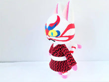 Load image into Gallery viewer, Custom Kabuki the cat plush home decor
