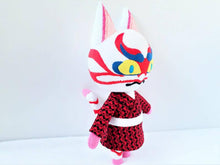 Load image into Gallery viewer, Custom Kabuki the cat plush home decor
