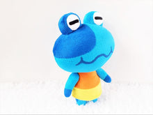 Load image into Gallery viewer, Handmade custom Jeremiah the frog plush
