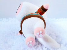 Load image into Gallery viewer, Handmade custom Bones the dog plush
