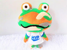 Load image into Gallery viewer, Handmade custom Camofrog the frog plushie
