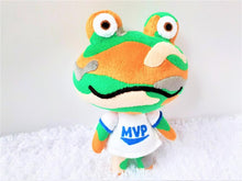 Load image into Gallery viewer, Handmade custom Camofrog the frog plushie
