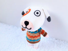 Load image into Gallery viewer, Handmade custom Bones the dog plush
