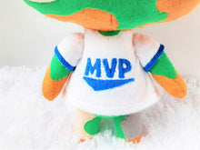 Load image into Gallery viewer, Handmade custom Camofrog the frog plushie
