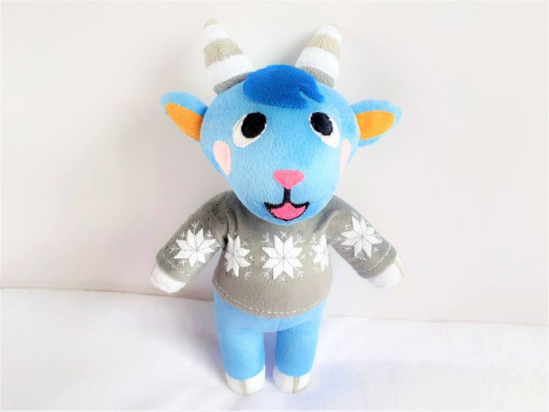 Custom Sherb the goat plush home decor