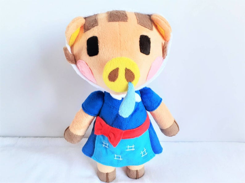 Custom Daisy Mae the pig plush