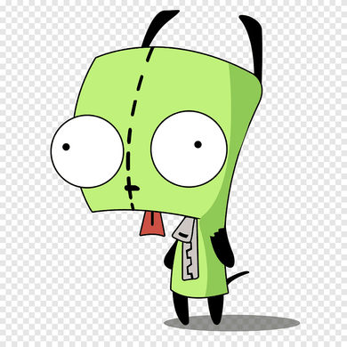 Girgoose, alien, animated, cartoon, cute, funny, gir, invader zim, robot,  zim, HD phone wallpaper